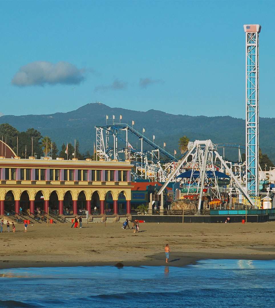 OUR LOCATION IS STEPS AWAY FROM TOP SANTA CRUZ, CA ATTRACTIONS