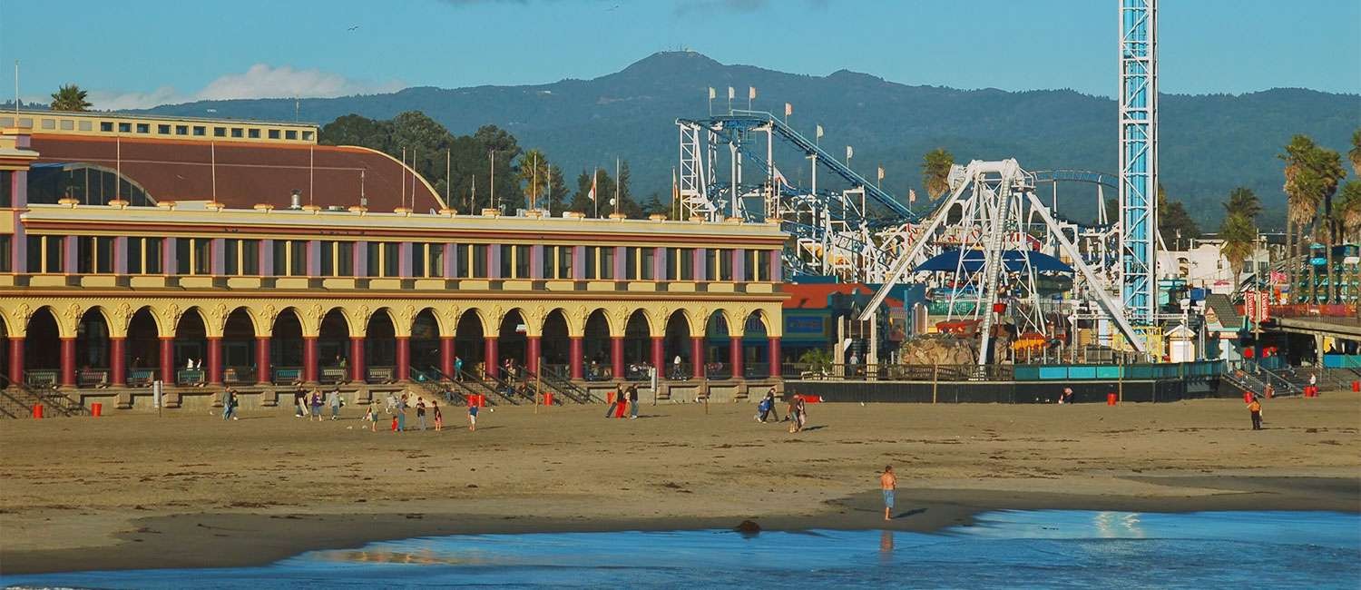 OUR LOCATION IS STEPS AWAY FROM TOP SANTA CRUZ, CA ATTRACTIONS